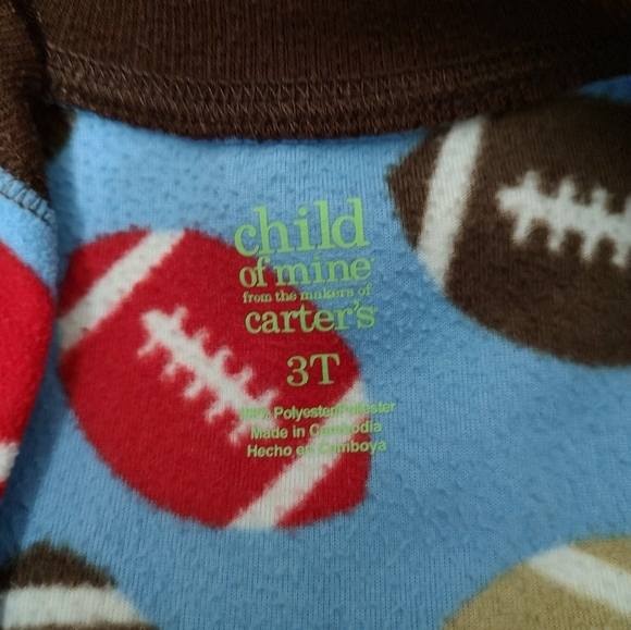 Carter's Toddler Fleece Sleeper - Picture 5 of 5